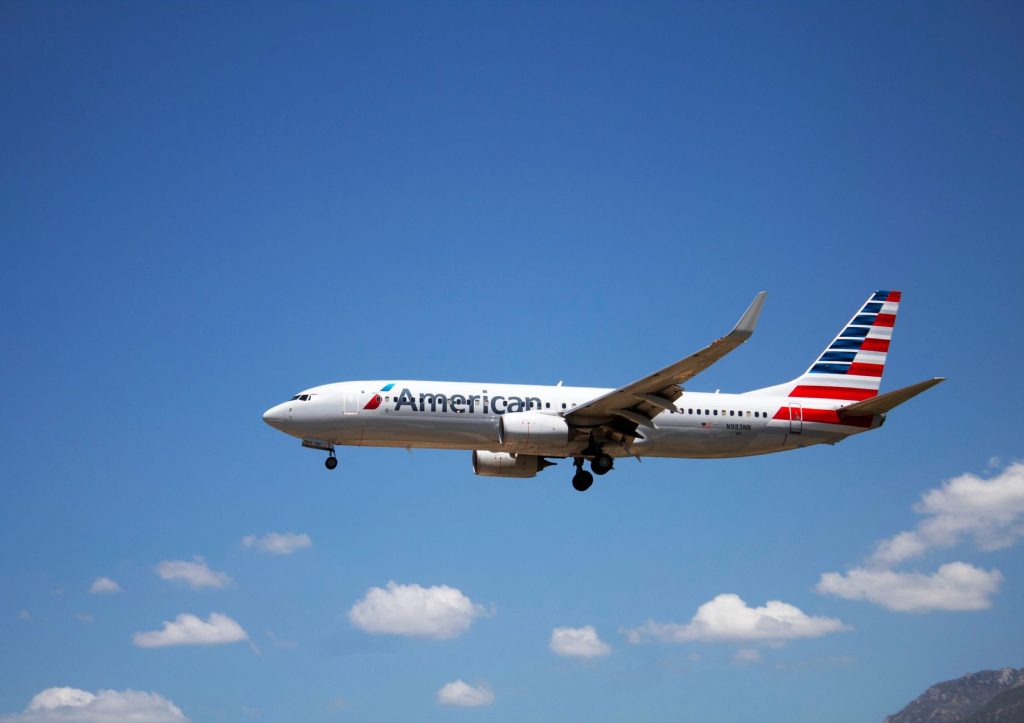 American Airlines passenger duct-taped